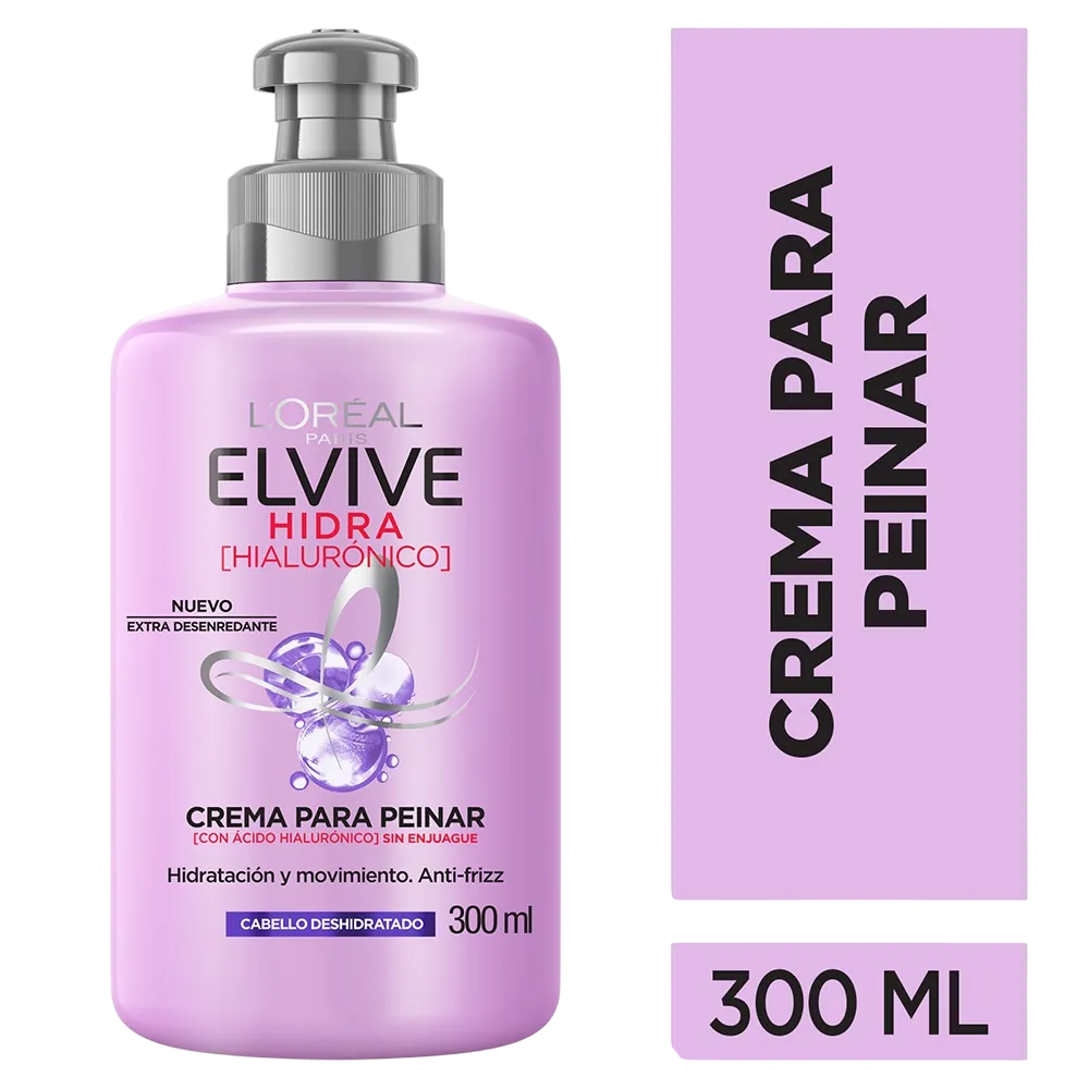 CREMA ELVIVE HIDRA HIALURONICO X 300 ML