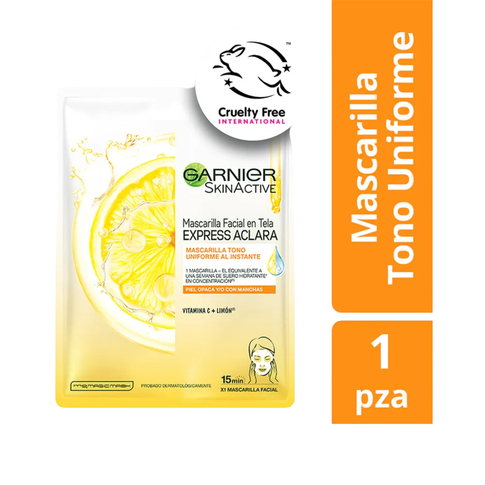 MASC FACIAL GARNIER EXPRESS ACLARA X 28 G