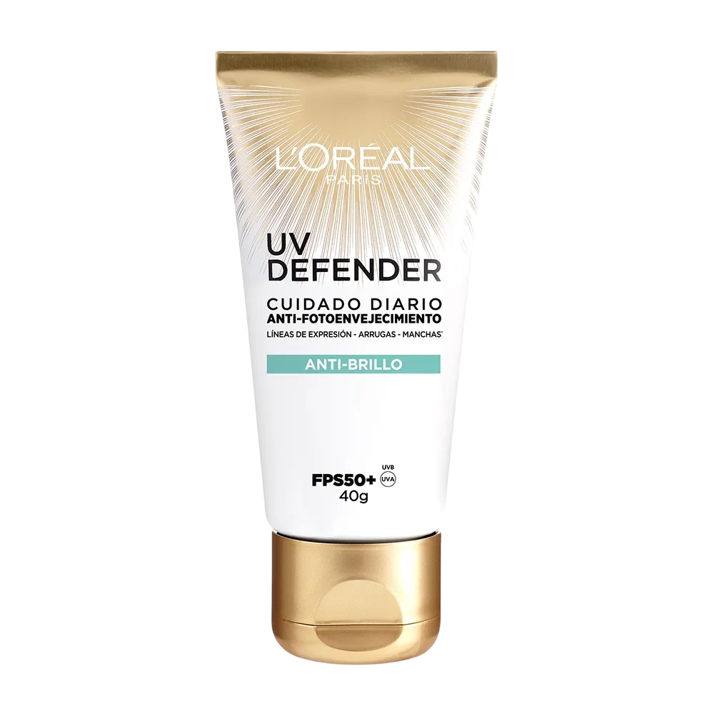 PROTECTOR SOLAR LOREAL UV DEFENDER ANTI OILNESS X 40 ML
