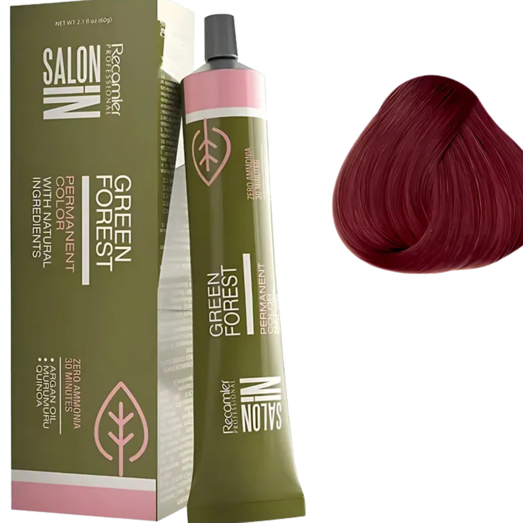 TINTE SALOONIN GREEN FOREST 6.66 PERM COLOR -RECAMIER-