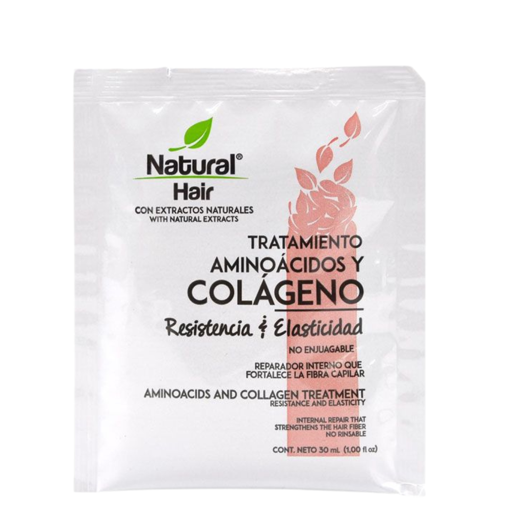TTO NATURAL HAIR AMINOACIDOS Y COLAGENO X 30 ML