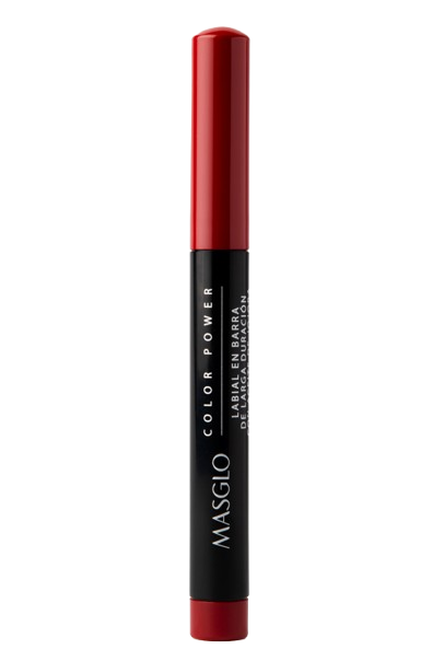 LABIAL MASGLO EN BARRA LD COLOR POWER ROJO LINDA X 1.4 G