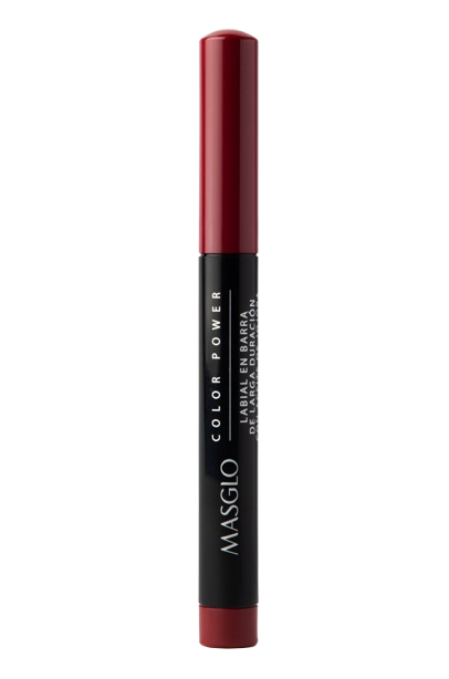 LABIAL MASGLO EN BARRA LD COLOR POWER ROJO QUERENDONA X 1.4 G