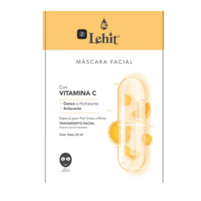 MASC FACIAL LEHIT VITAMINA C ACLARANTE