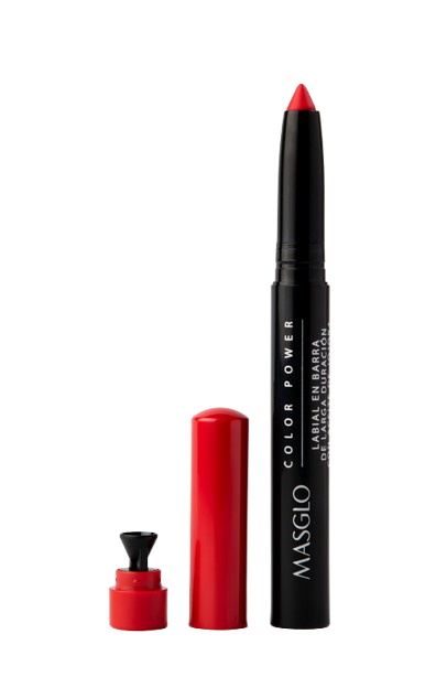 LABIAL MASGLO EN BARRA  LD COLOR POWER ROJO ORGULLOSA X 1.4 G
