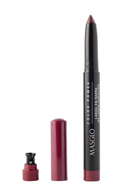 LABIAL MASGLO EN BARRA  LD COLOR POWER ROJO AUSENTE X 1.4 G