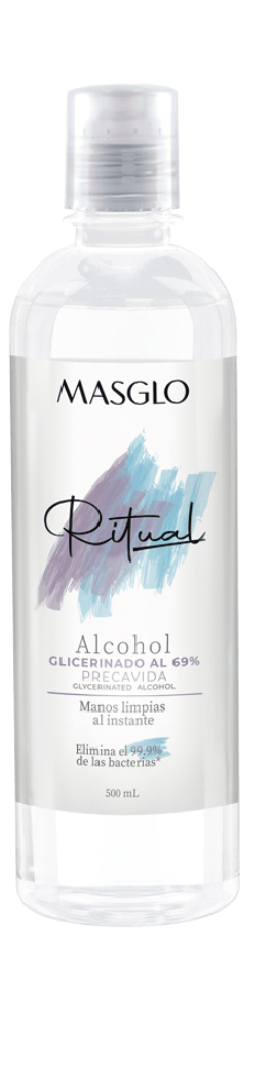 ALCOHOL GLICERINADO MASGLO X 500 ML