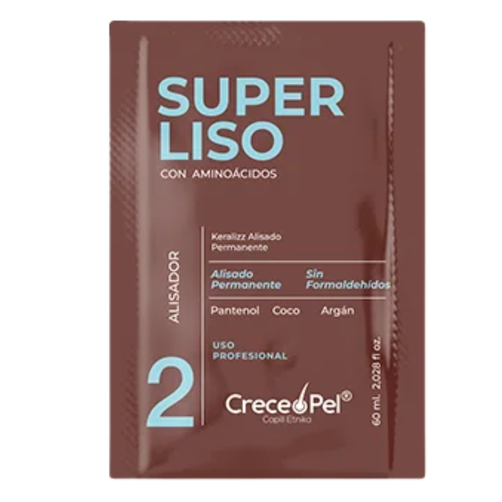 ALISADOR CRECEPEL AMINOACIDOS RUBIOS Y PLATINADOS PASO 2 SACHET X 60 ML