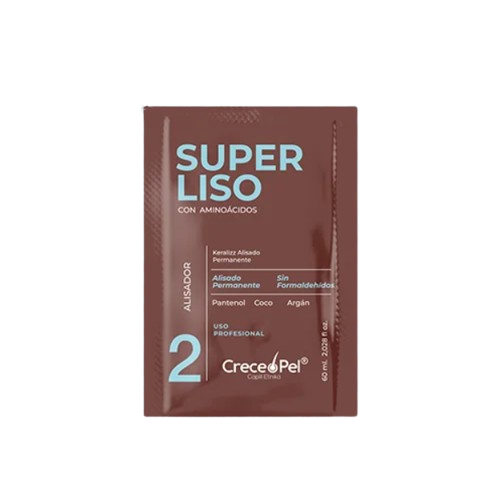 ALISADORA CRECEPEL AMINOACIDOS SUPER LISO PASO 2 SACHET X 60 ML