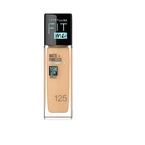 BASE MAYBELLINE FIT ME MATE+PORE FDN NUDE BEIGE 125