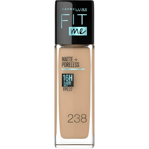 BASE MAYBELLINE FIT ME MATE+PORE FDN RICH TAN 238