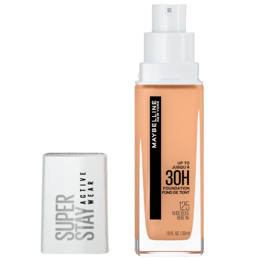 BASE MAYBELLINE SUPER STAY FULL COVERT 24 H NUDE BEIGE # 125 X 30 ML