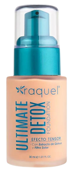 BASE RAQUEL LIQUIDA ULTIMATE DETOX PIEL MEDIA # 6 X 30 ML
