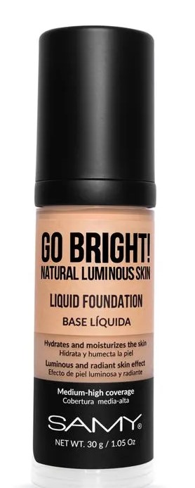 BASE SAMY LIQUIDA GO BRIGHT # 3 MEDIO X 30 ML