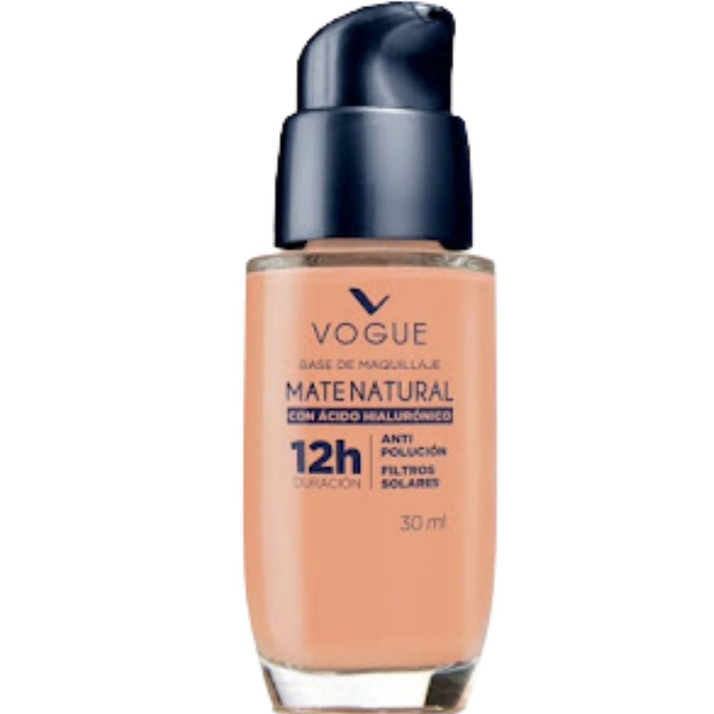 BASE VOGUE MATE NATURAL AVELLANA X 30 ML