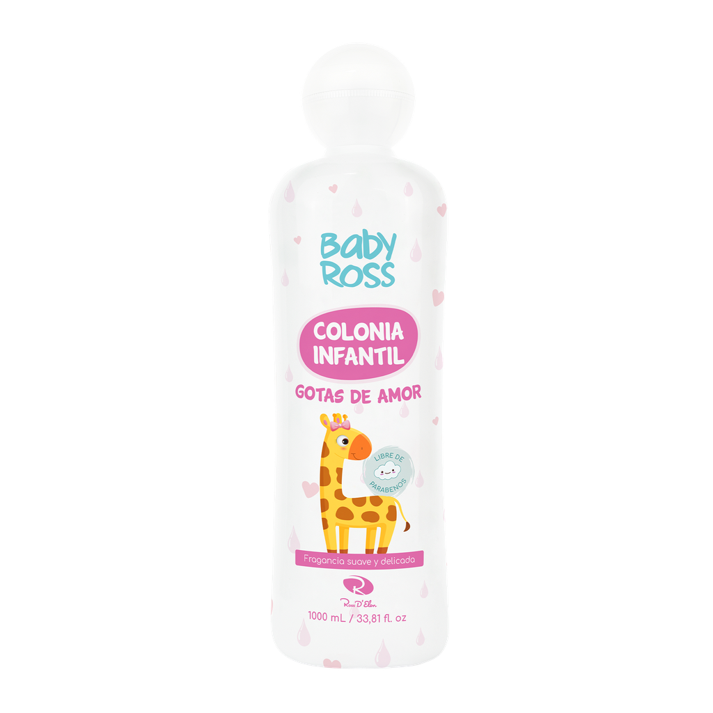 COLONIA BABY ROSS GOTAS DE AMOR x1000ml -ROSS-
