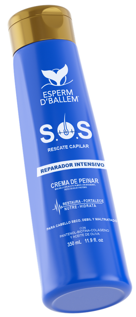 CREMA DE PEINAR ESPERM D BALLENA SOS X 350 ML