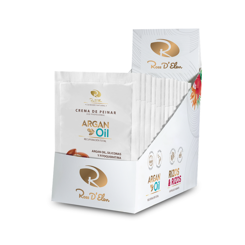 CREMA DE PEINAR ROSS D ELEN ARGAN OIL SACHET X 30 ML