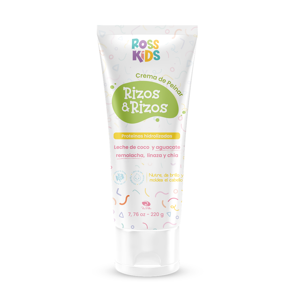 CREMA DE PEINAR ROSS KIDS RIZOS Y RIZOS X 210 GR