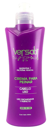 CREMA PARA PEINAR VERSATIL LISOS x300ml -COSMETIC F-