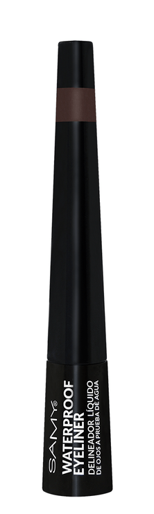 DELINEADOR SAMY LIQUIDO PLUMON A PRUEBA DE AGUA 02 CAFÉ OSC-DARK BROWN