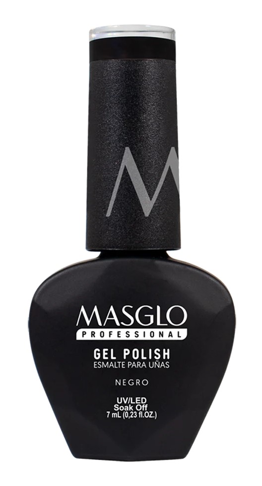 ESM MASGLO GEL POLISH NEGRO X 7 ML