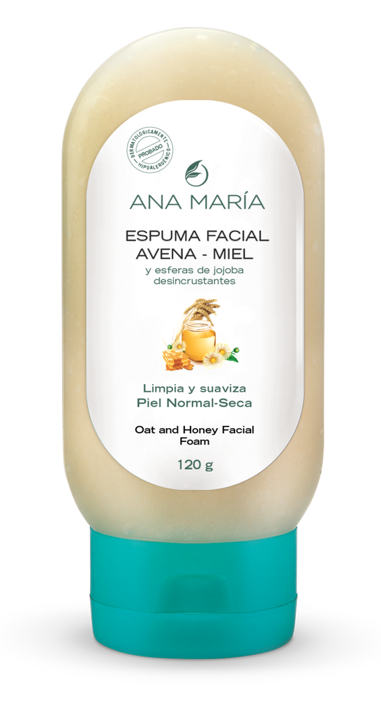 ESPUMA FACIAL ANA MARIA DE AVENA Y MIEL X 120 GR 102022