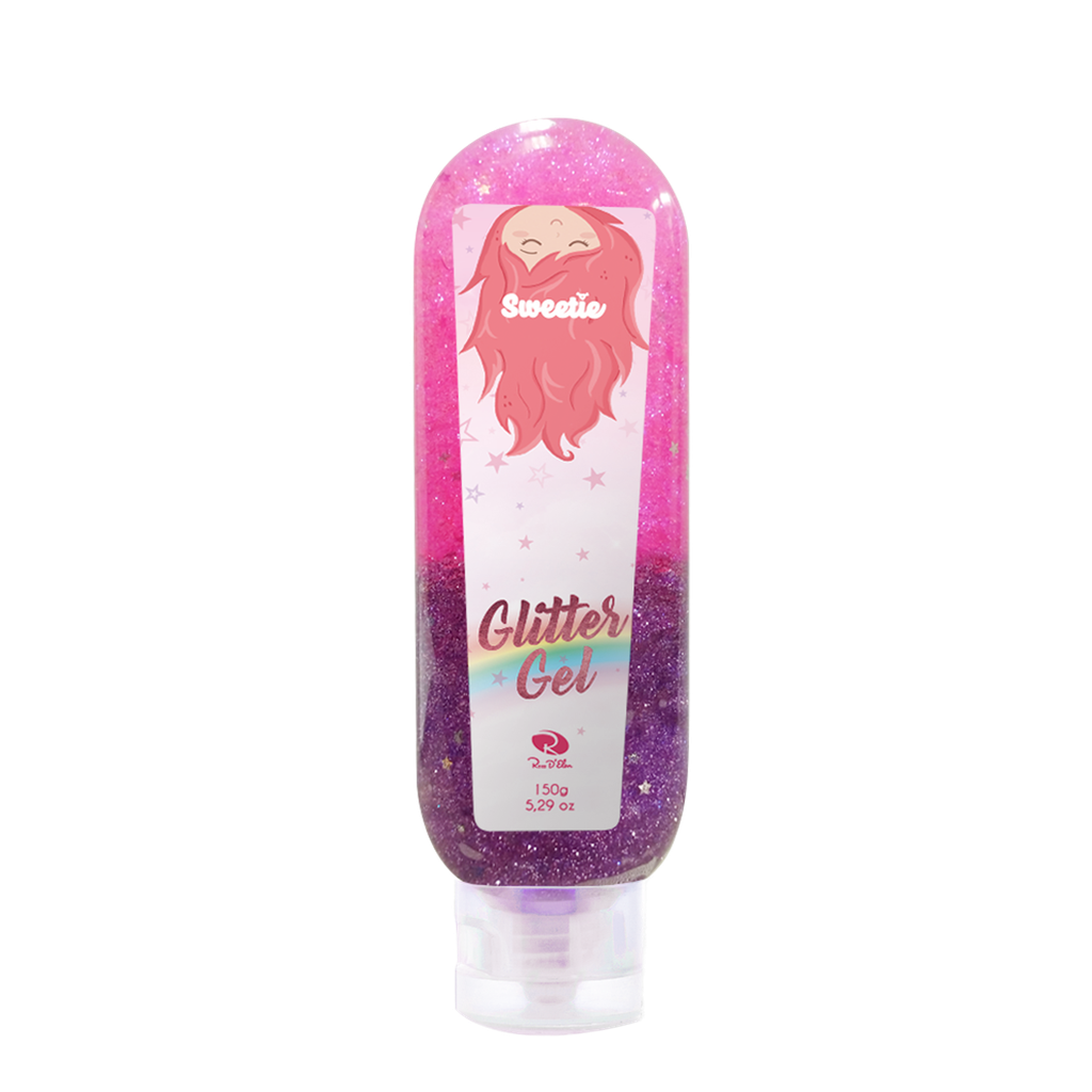 GEL GLITTER SWEETIE NIÑA MULTICOLOR X 150 GR