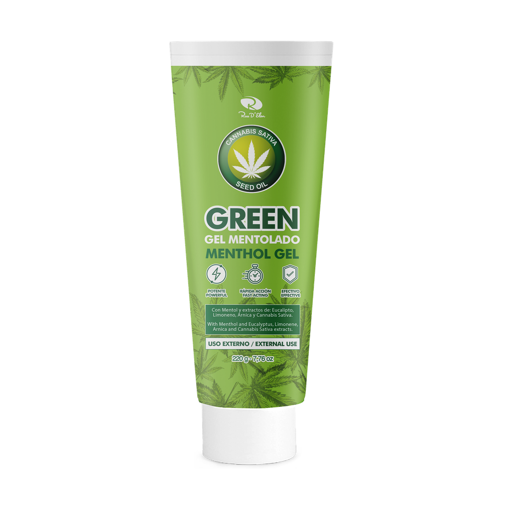 GEL GREEN COLAPSIBLE X 220 G
