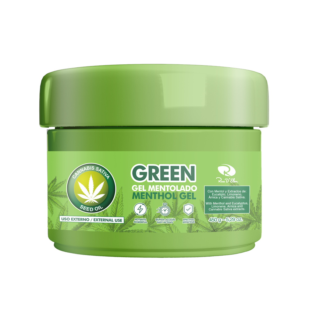 GEL MENTOLADO GREEN X 450 GR ROSS D ELEN