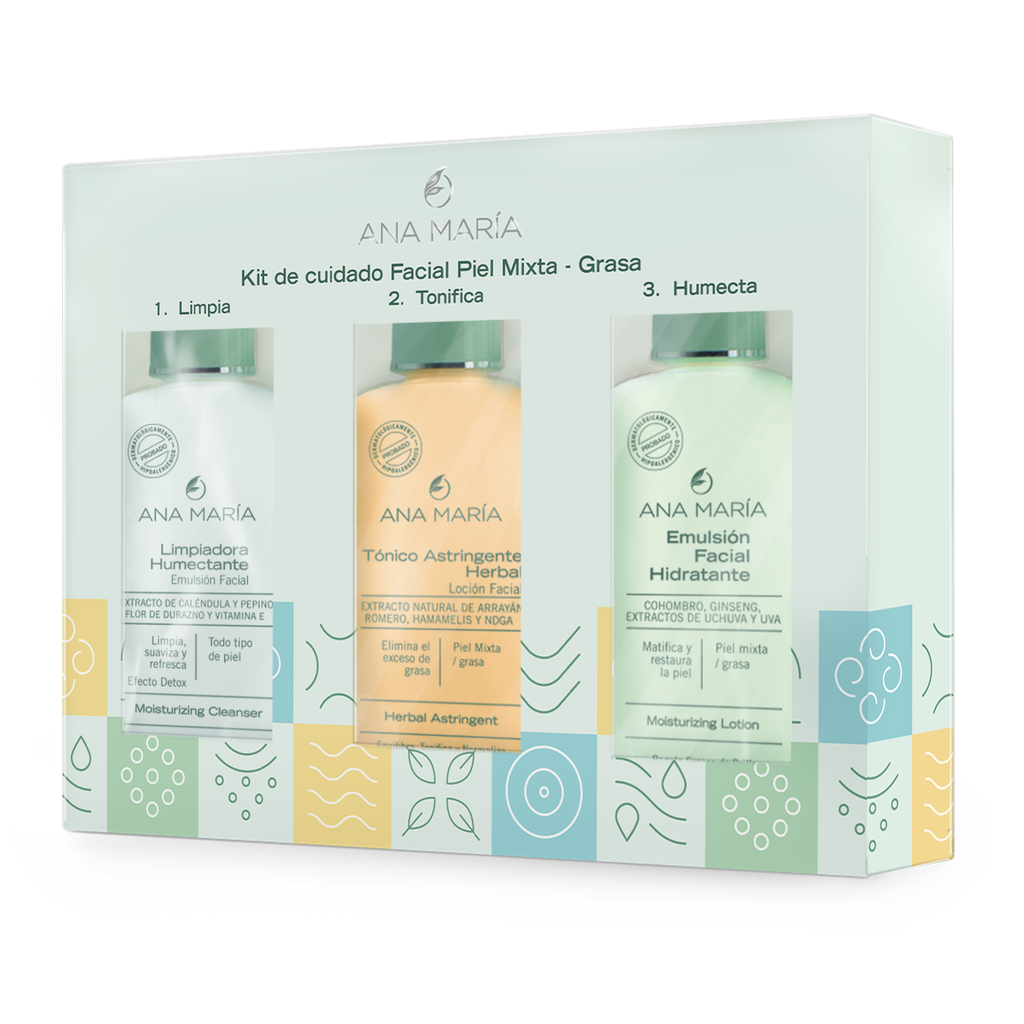 KIT CUIDADO ANA MARIA FACIAL PIEL GRASA MIXTA 109231