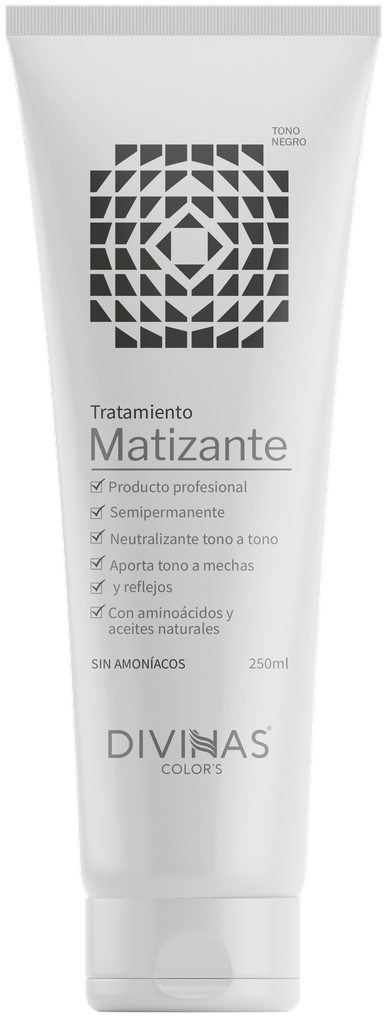 MASC CAPILAR DIVINAS COLOR NEGRO X 250 GR