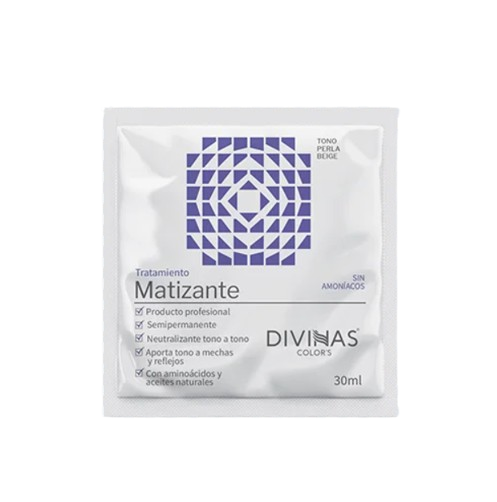 MASC CAPILAR DIVINAS COLOR PERLA BEIGE X 30 GR