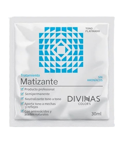 MASC CAPILAR DIVINAS COLOR PLATINADO X 30 GR
