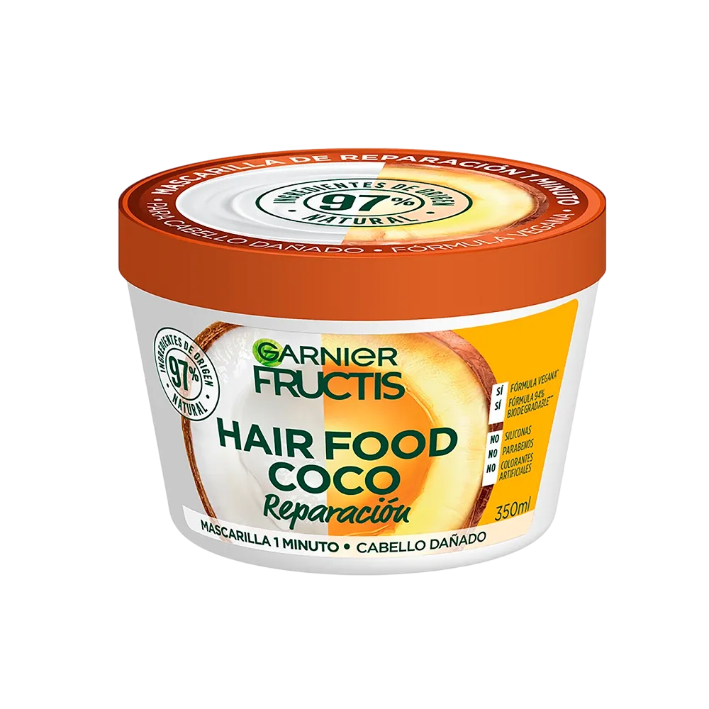MASCARILLA GARNIER FRU HAIR FOOD COCONUT X 350 ML