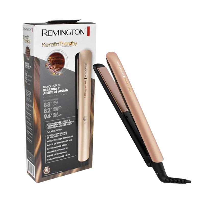 PLANCHA THERAPY CON KERATINA REMINGTON S8599