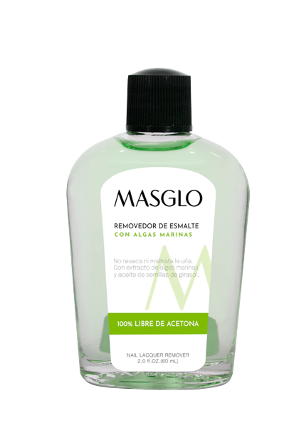 REMOVEDOR ESM MASGLO  ALGAS MARINAS X 60 ML