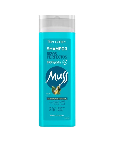 SHAMPOO MUSS 3D RIZOS ALTA DEFINICION X 400 ML