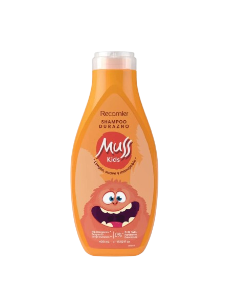 SHAMPOO MUSS KIDS GIRLS DURAZNO X 400 ML
