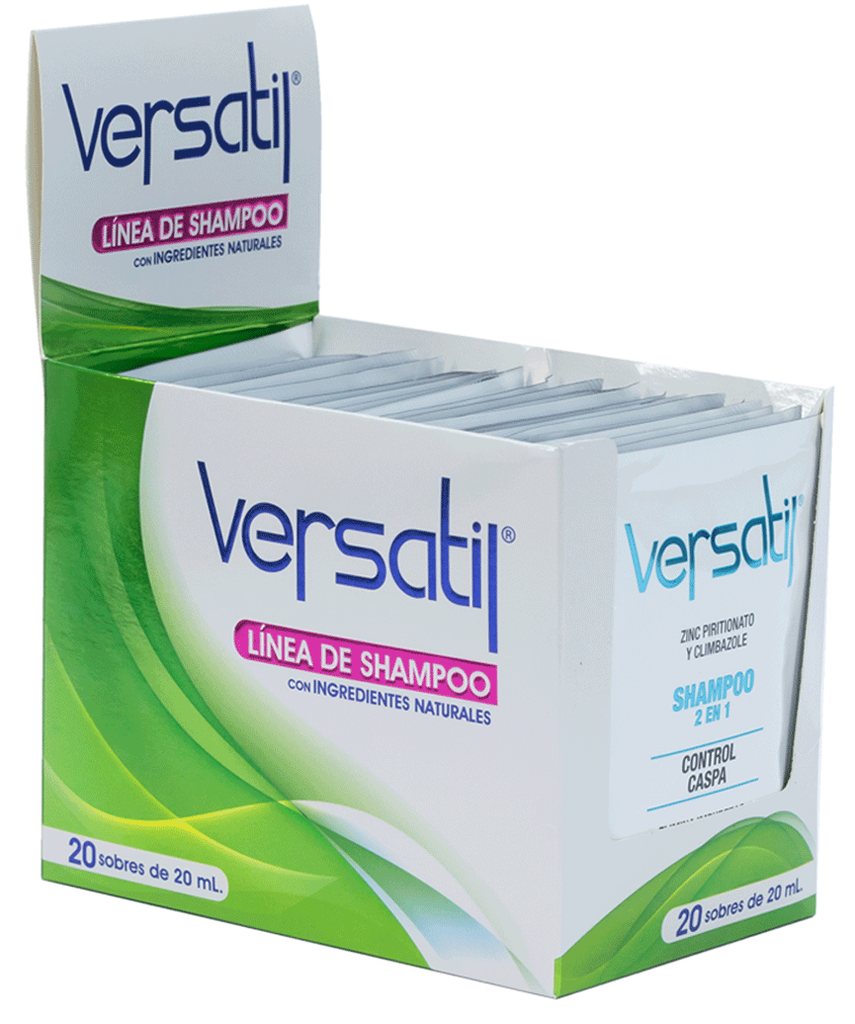 SHAMPOO VERSATIL CONTROL CASPA SACHET X 20 ML