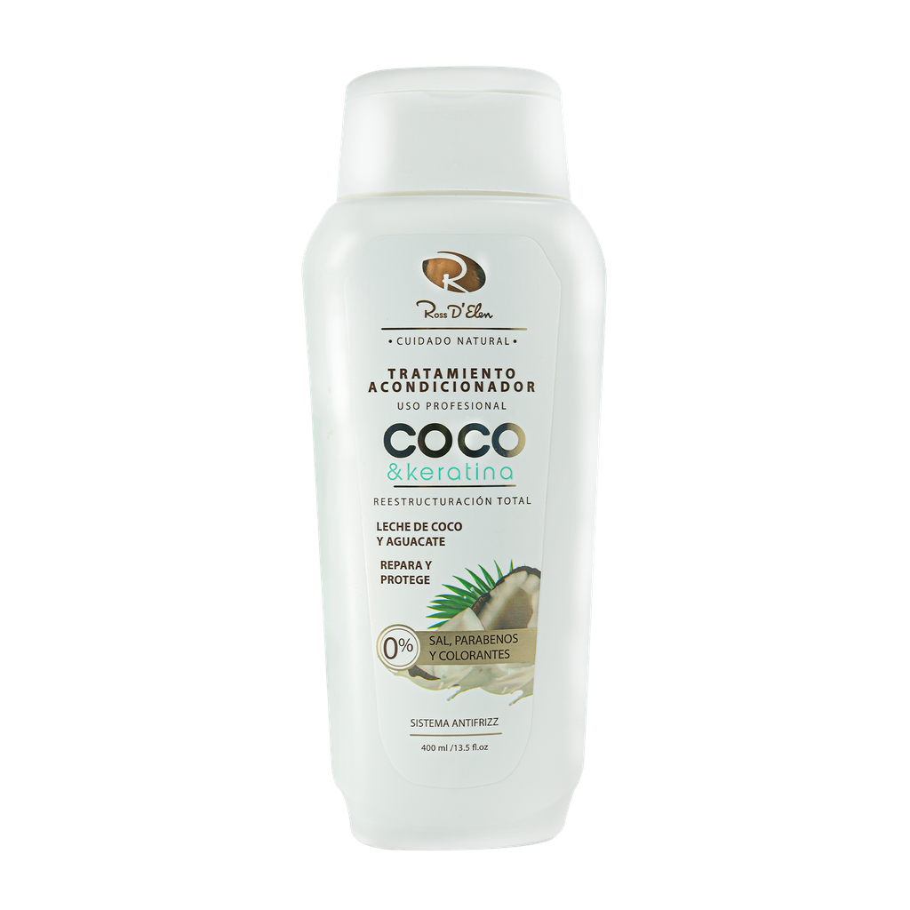 TTO ACONDICIONADOR ROSS D ELEN COCO Y KERATINA X 400 G
