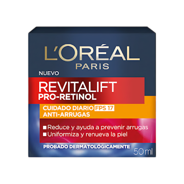 CREMA LOREAL REVITALIFT PRO RETINOL DIA FPS17 50 ML