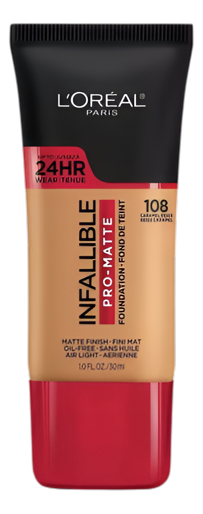Base de Maquillaje Infallible Pro-Matte tono Caramel Beige 30 ml Loreal  Paris Maquillaje