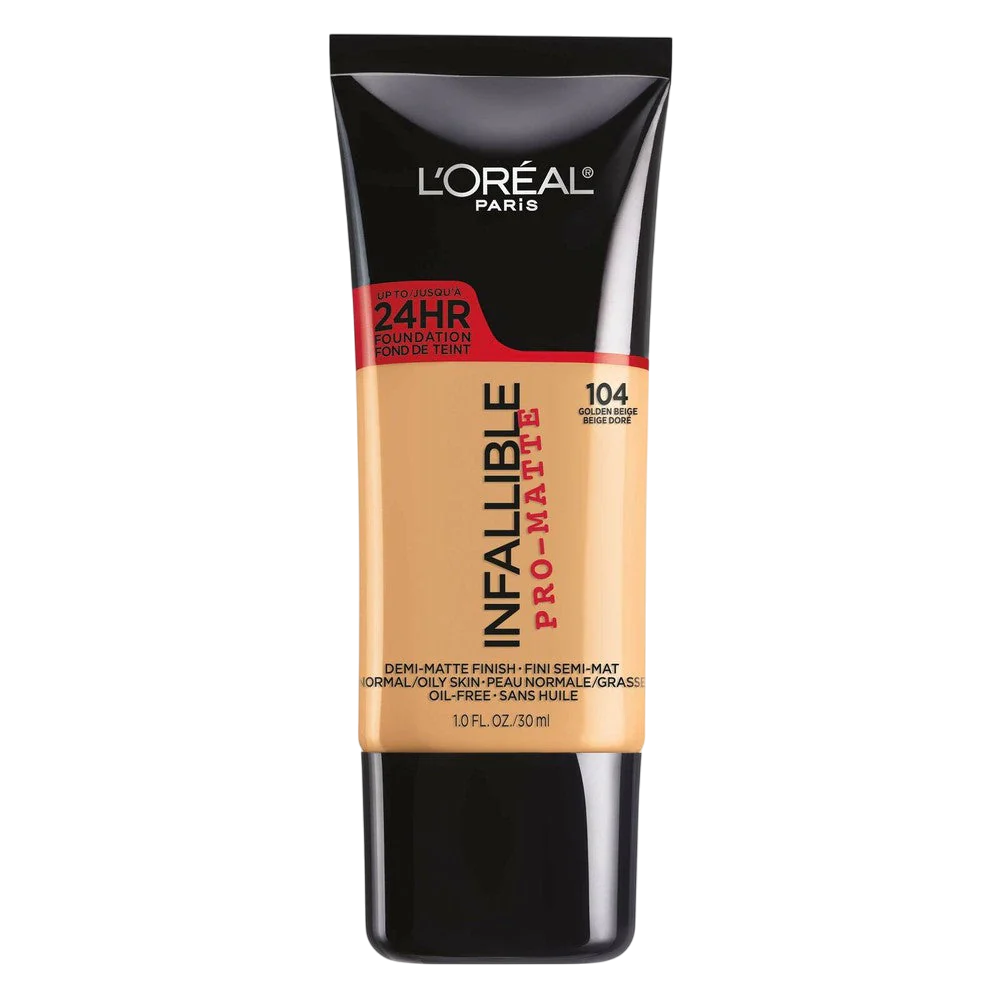 Base de Maquillaje Infallible Pro-Matte tono Golden Beige 30 ml LOreal Paris Maquillaje
