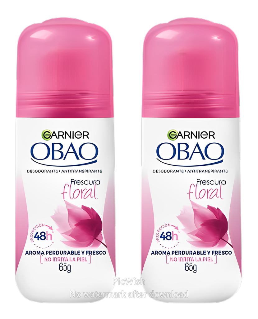 Pack Desodorante Garnier Obao Frescura Floral For Woman 65gr