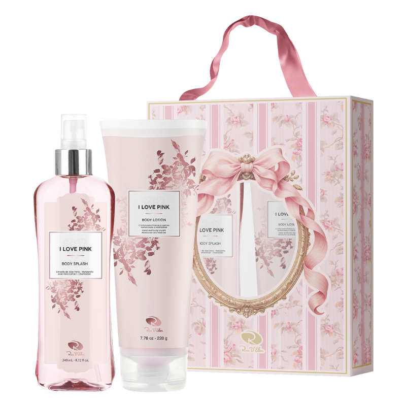 ESTUCHE ROSS D ELEN I LOVE PINK X 240 M