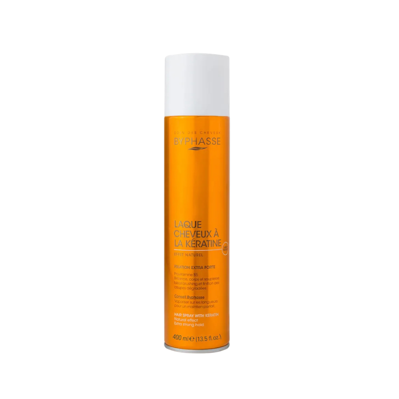 LACA BYPHASSE CAPILAR EXTRA FUERTE CON KERATINA X 400 ML
