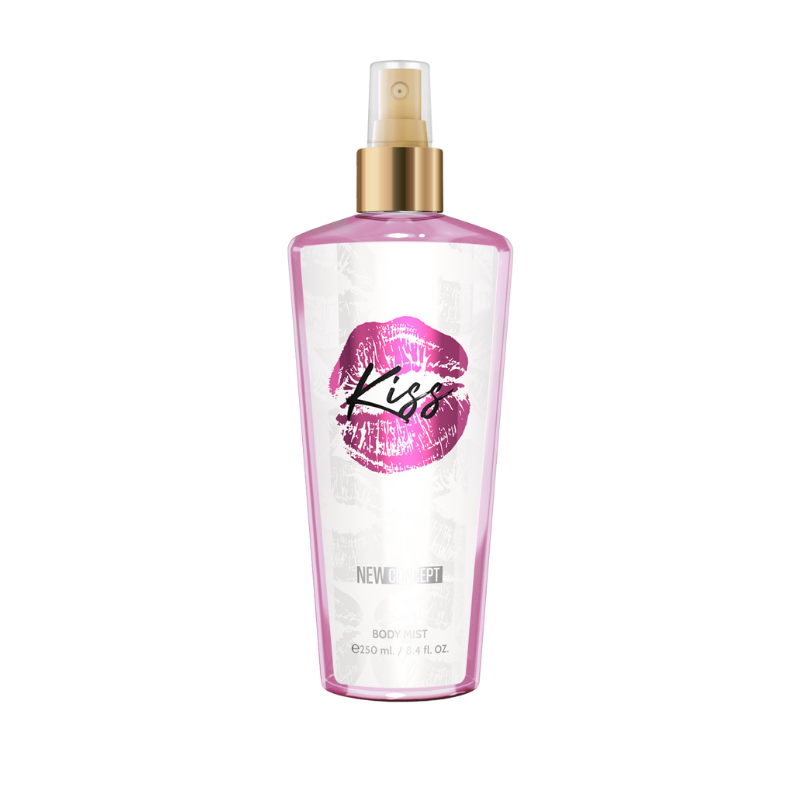 BODY MIST  NEW CONCEPT KISS MUJER - 1007* 250 ML