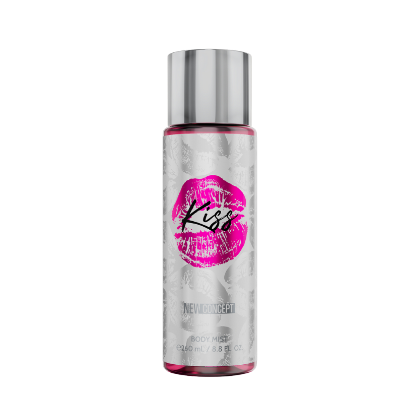BODY MIST  NEW CONCEPT PERFUMADO KISS MUJER - 1007*  260 ML