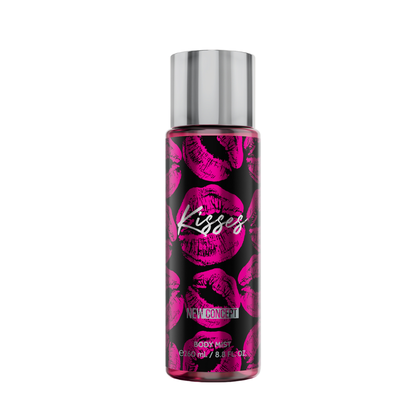 BODY MIST  NEW CONCEPT PERFUMADO KISSES MUJER - 1025*  260 ML